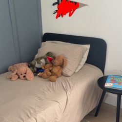 IKEA Upholstered Twin Bed Frame