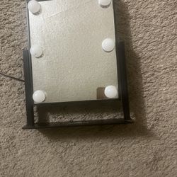 Vanity mirror with LED lights 12 by 10 inches