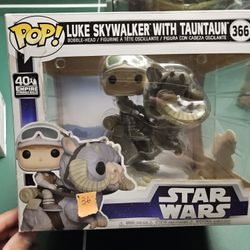 Funko Pop Luke With Tauntaun!  40th Anniversary Empire Strikes Back