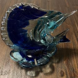 Murano Glass Swordfish Ashtray