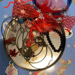 Vintage Jewelry Earrings Hoop Necklaces Earrings Headband 