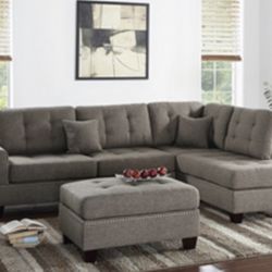 Gorgeous Coffee Colored Sectional Set