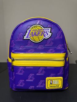 Loungefly NBA Los Angeles Lakers Logo Mini Backpack