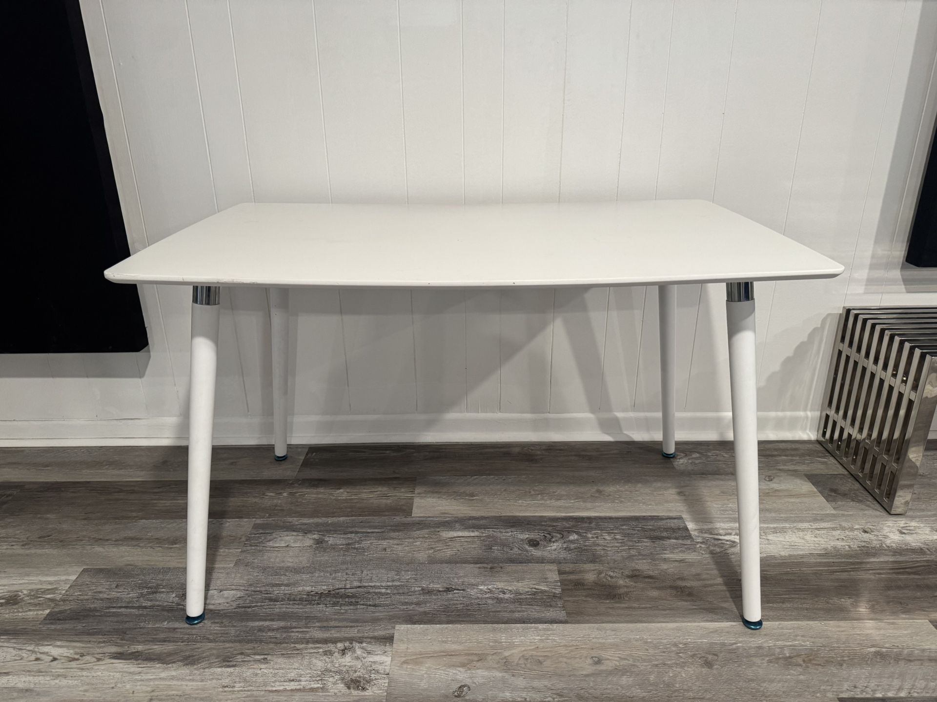 Rectangular Wood Dining Table / Desk in White