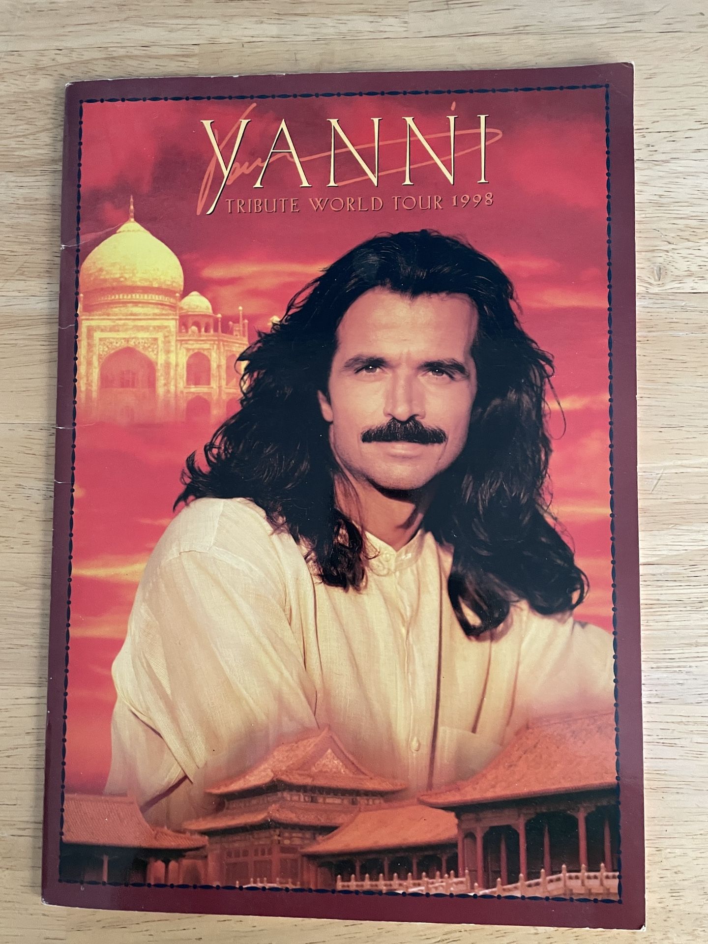 Yanni Tribute World Tour Program 1998