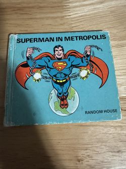 Vintage SUPERMAN Mini Book: Superman In Metropolis 1980 Random House; Used; Good