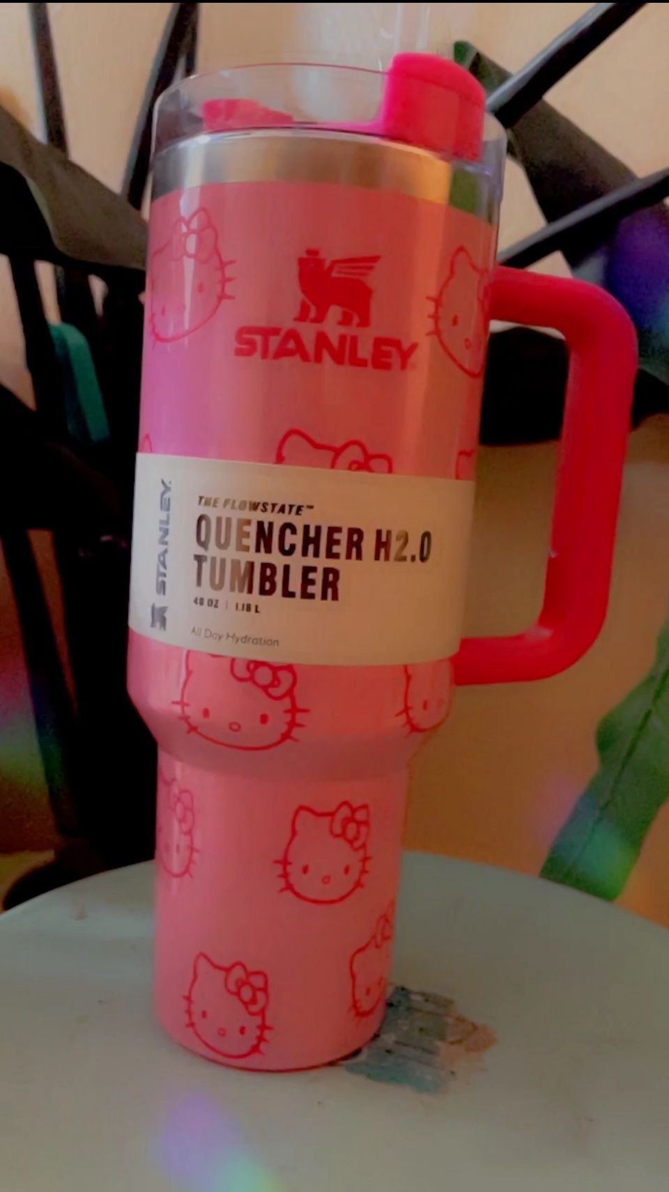 ✨ Limited Edition Hello Kitty Stanley Quencher H2.0 Tumbler - 40 oz - Pink! ✨