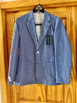 Nautica Men’s Pinstriped Blazer Size S