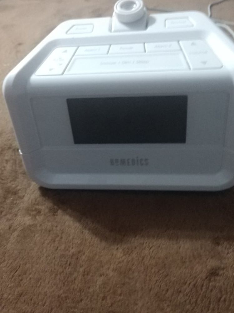 Homedics Clock With Projector