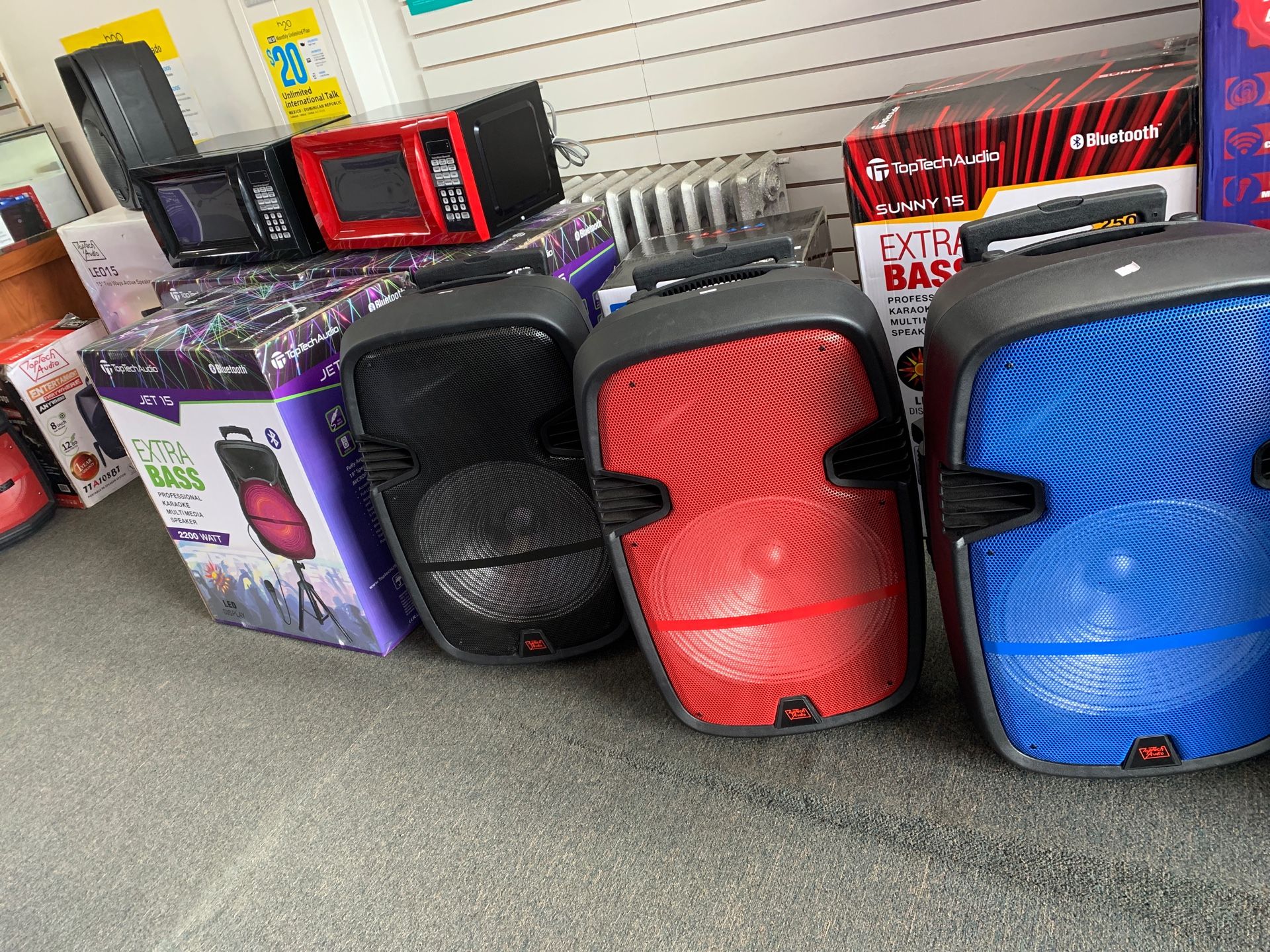 Bluetooth speaker rechargeable with mic