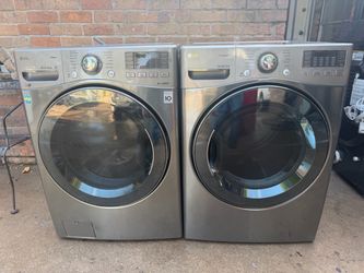 Washer and electric dryer  lavadora y secadora eléctrica