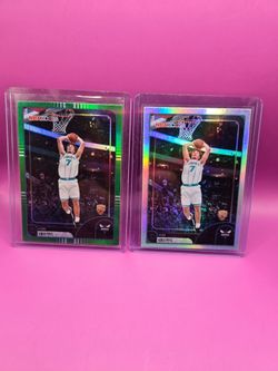 2025-26 Topps NBA Hoops #67  Kon Knueppel Rookie RC Green Foil Parallel and base