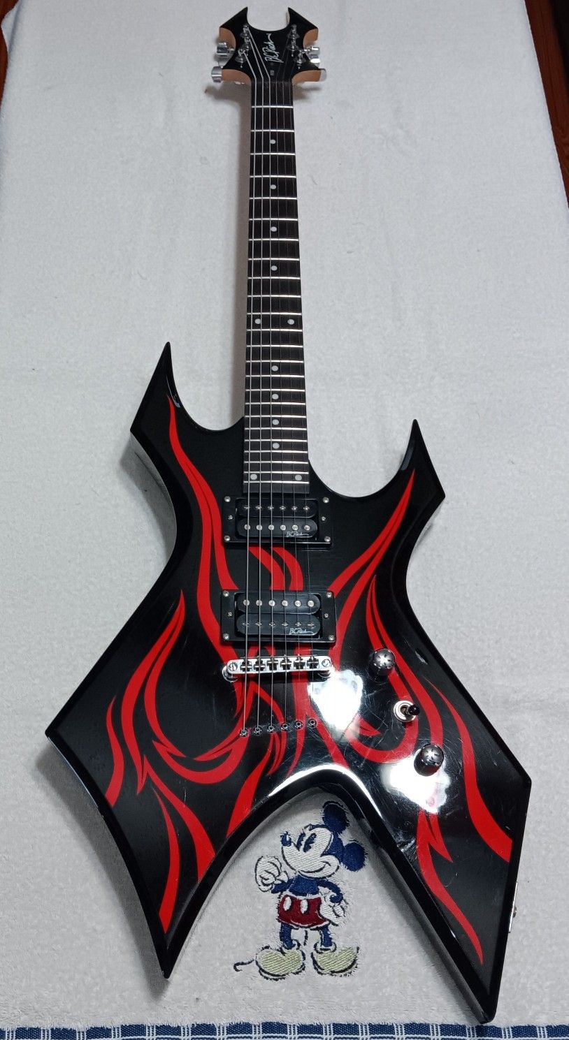 BC Rich Kerry King Tribal Signature Series Warlock Electric Guitar