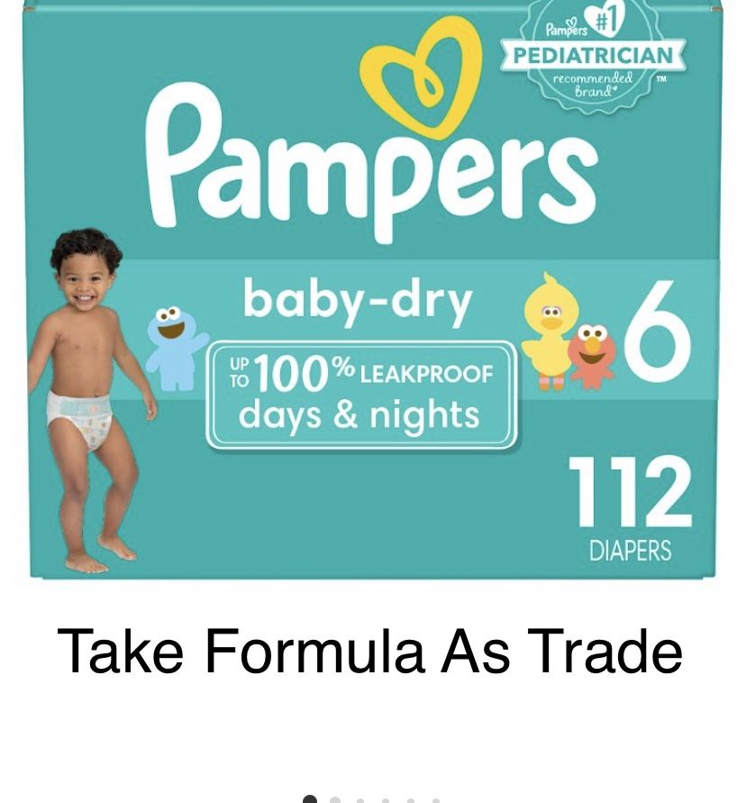 Pampers Size  6-Baby Dry Diapers Pañales 