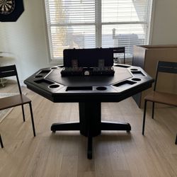 Poker Table and Chairs 
