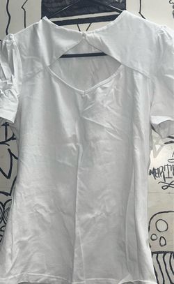 White Peter Pan Collar Top