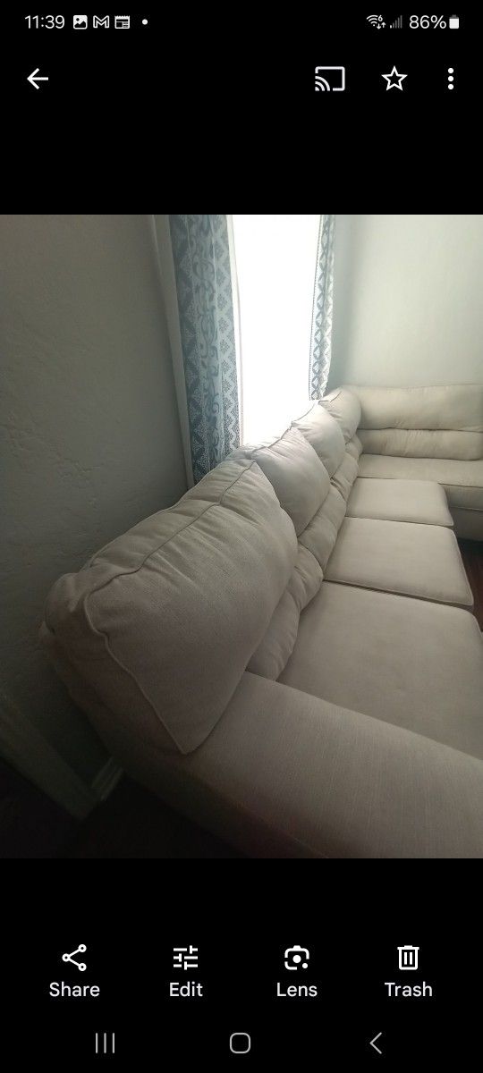 Couch - Sectional Sofa With Chaise 
