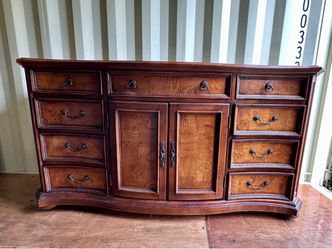 Large Mahogany Dresser - Solid Wood