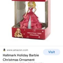 Hallmark Barbie Christmas Tree Ornament