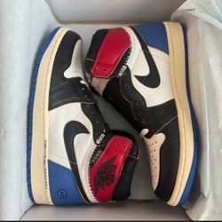 Jordan 1 UNION Fragment “Varsity Red” Sz: 9.5 Men