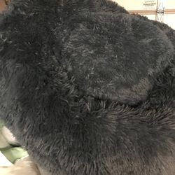 Big Furry Dog Bed