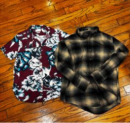 Men’s size Medium Pendleton and Hawaiian Shirt