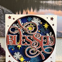 Blessed - Wood Laser Cut