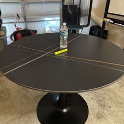 Ceramic Round Dining Table - Must Go This Week