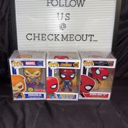Spider Man Funko Pops 