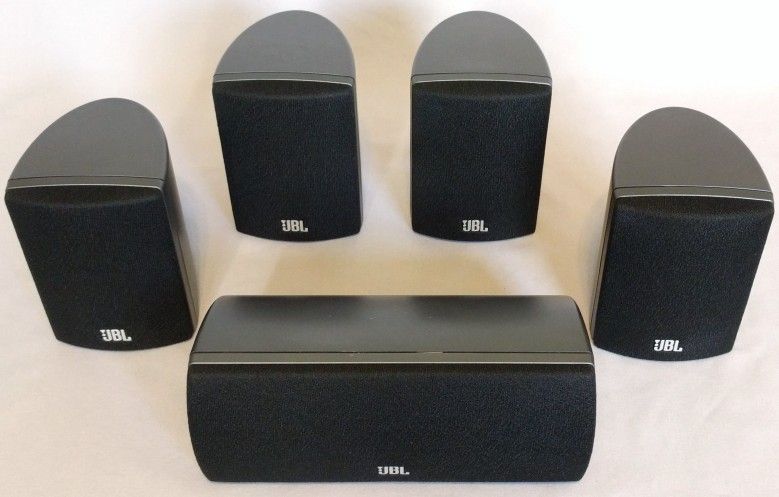 JBL 5 Piece Home Theater Speaker System, All Recently Upgraded!