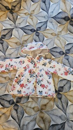 Carters Baby Girl Floral Quilted Hooded Jacket