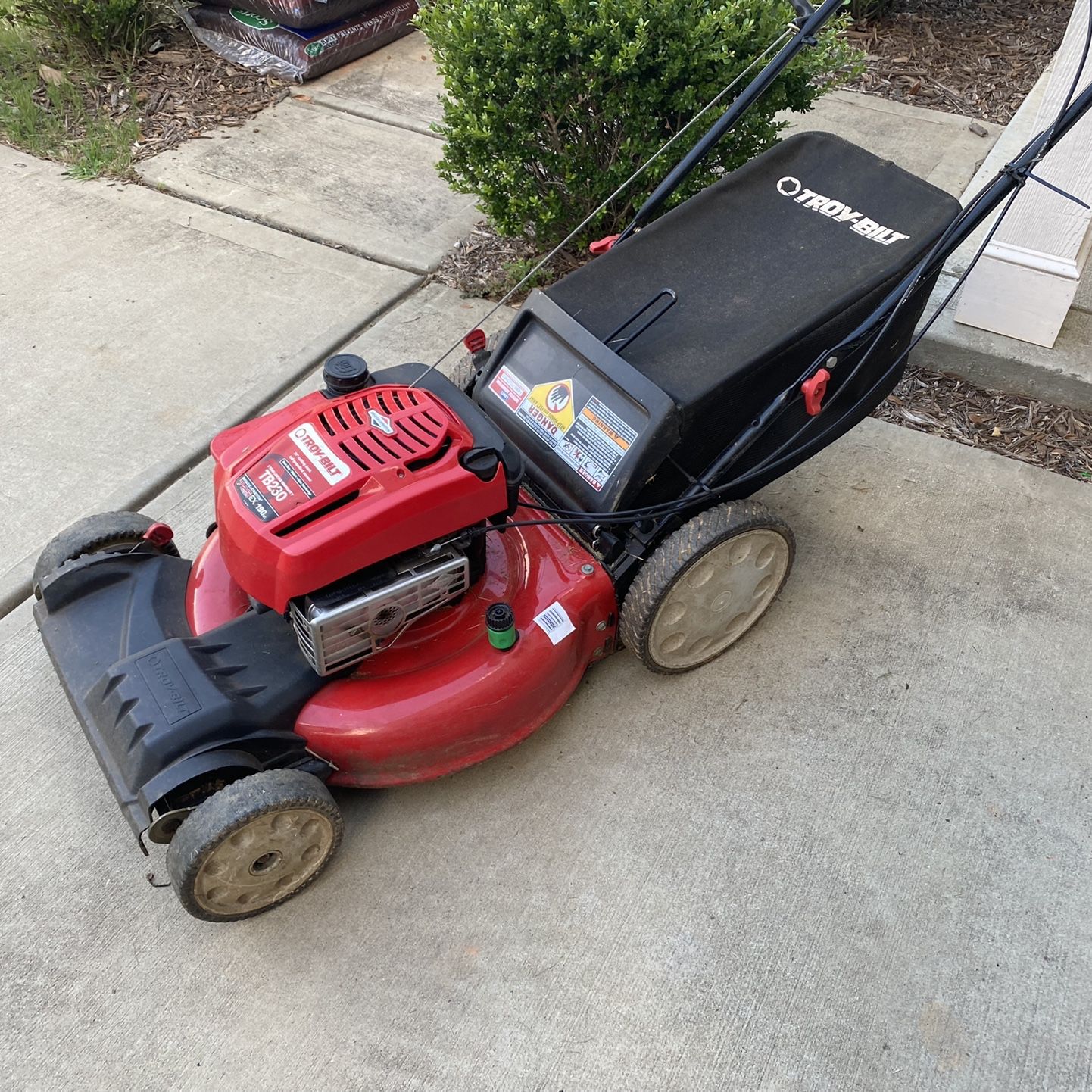 Troy bilt 6.75 hp lawn mower 190cc sale