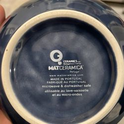Matceramica M2a20 Blue Cereal Bowls
