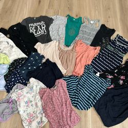 womens juniors xs small clothing lot bundle short sleeve tops dresses shorts jammies casual lounge