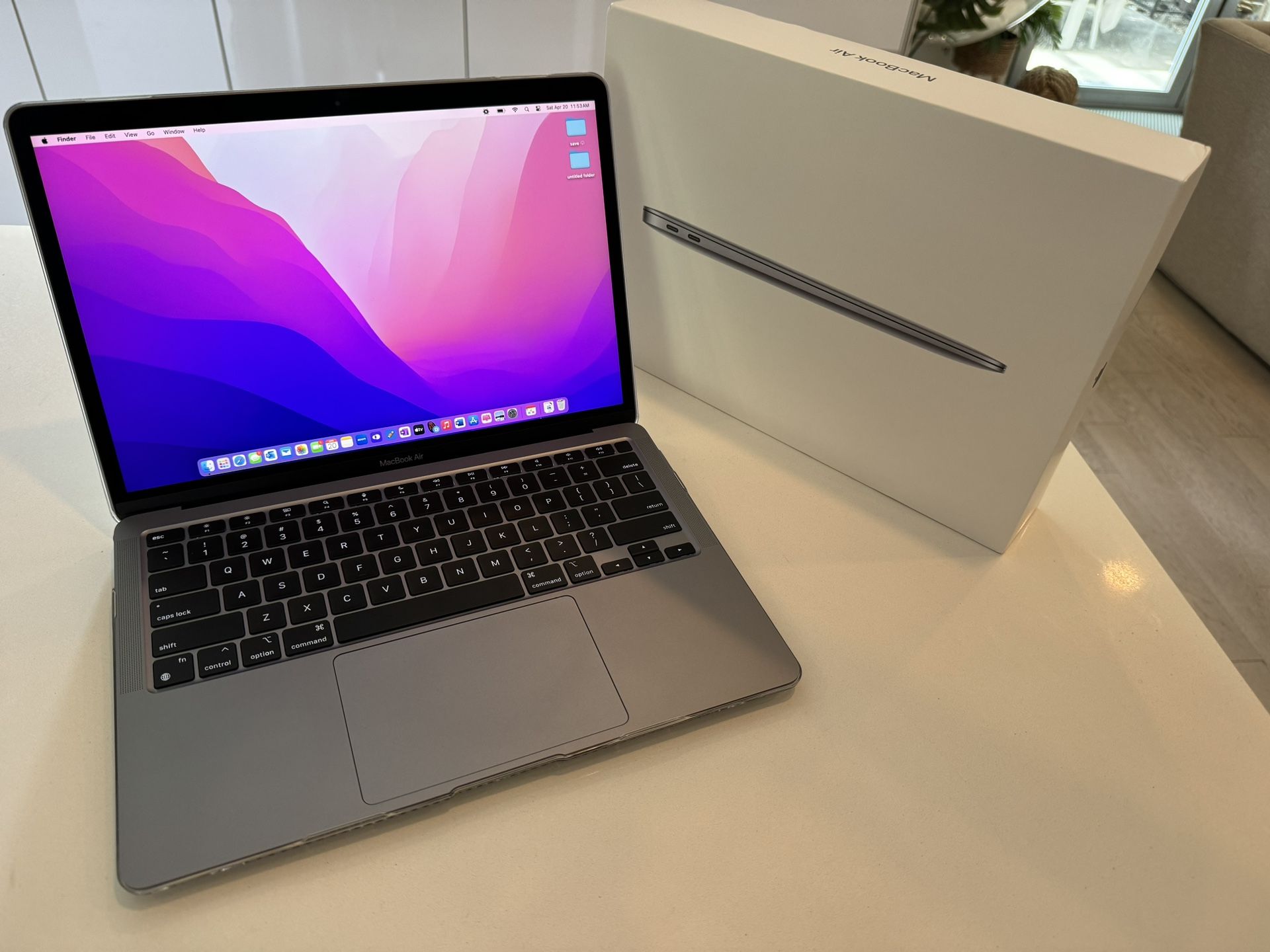 13-inch M1 MacBook Air 16gb Ram 512ssd