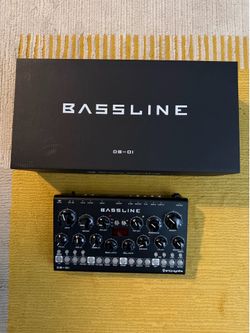 Erica Synths: Bassline DB-01: Analog Bass Synth voice/ Polivoks filter/ drive/ Synth/seq/ midi andCV