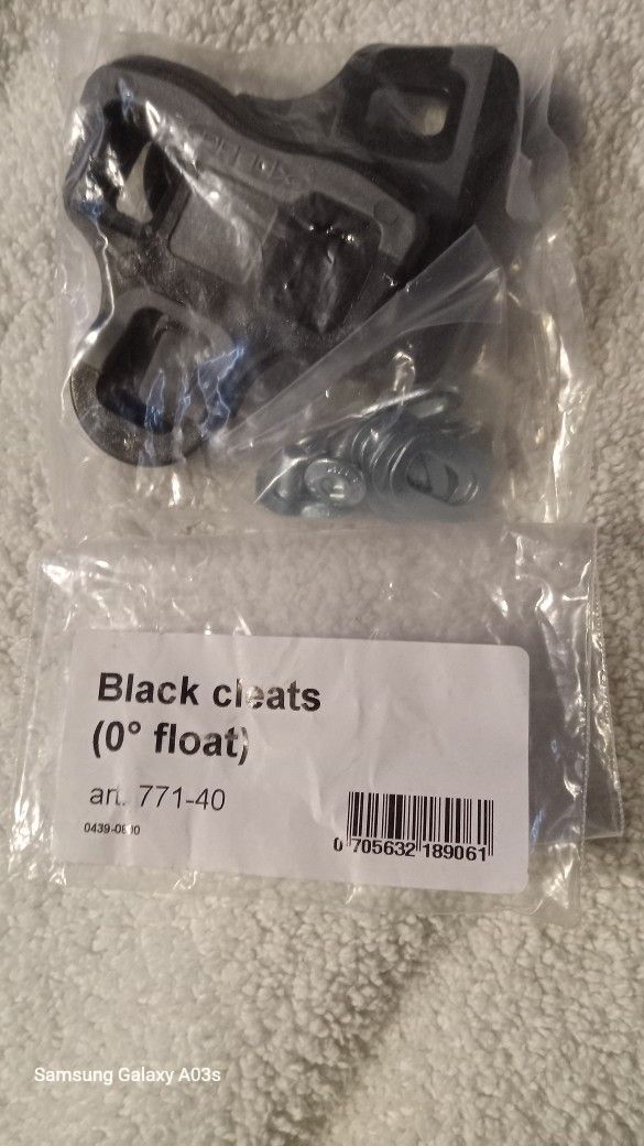 Xpedo Thrust 7 0° Float Black Cleats