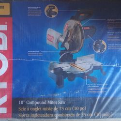 10" Electric Mitre Saw, Open But Never Used 