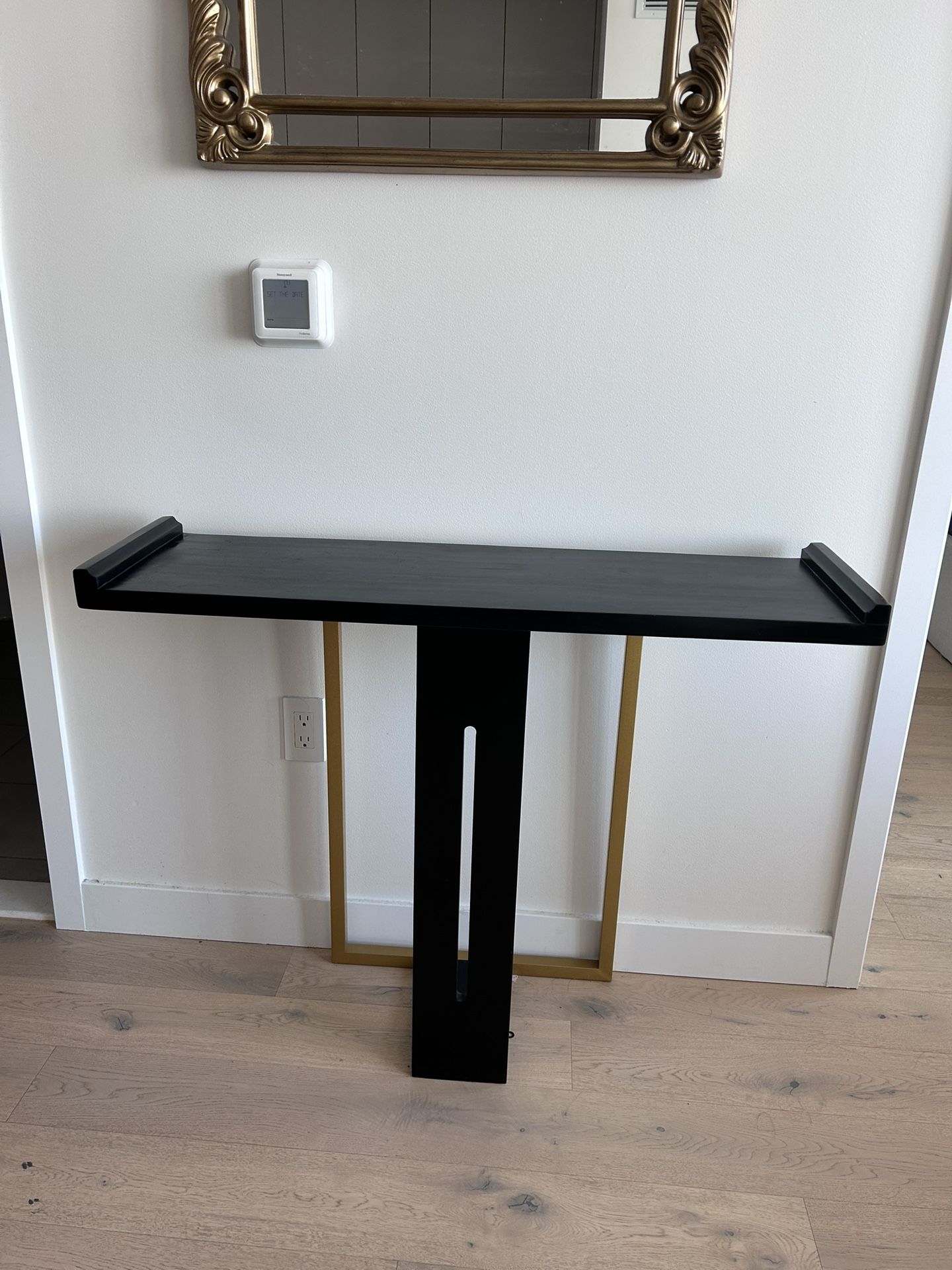 Table With Golden Stand