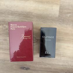 Baccarat Rouge 540 Extrait de Parfum And Dior Sauvage