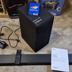 LG Sound Bar with Subwoofer