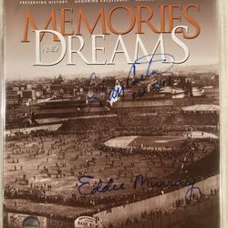 Gary Carter, Eddie Murray Autographed Magazine with COA 