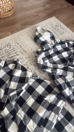 matching pajamas black and white plaid