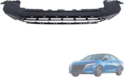 New Front Bumper Lower Grille for Nissan Sentra 2024–2025 – Gloss Black