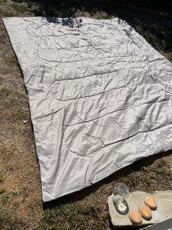 Comfortable, comforter cotton  with silver