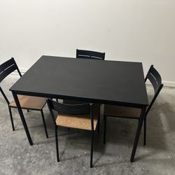 Rectangular Table with Chairs