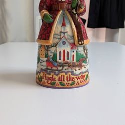 Jim Shore Heartwood Creek Bells On Bobtail Ring Santa