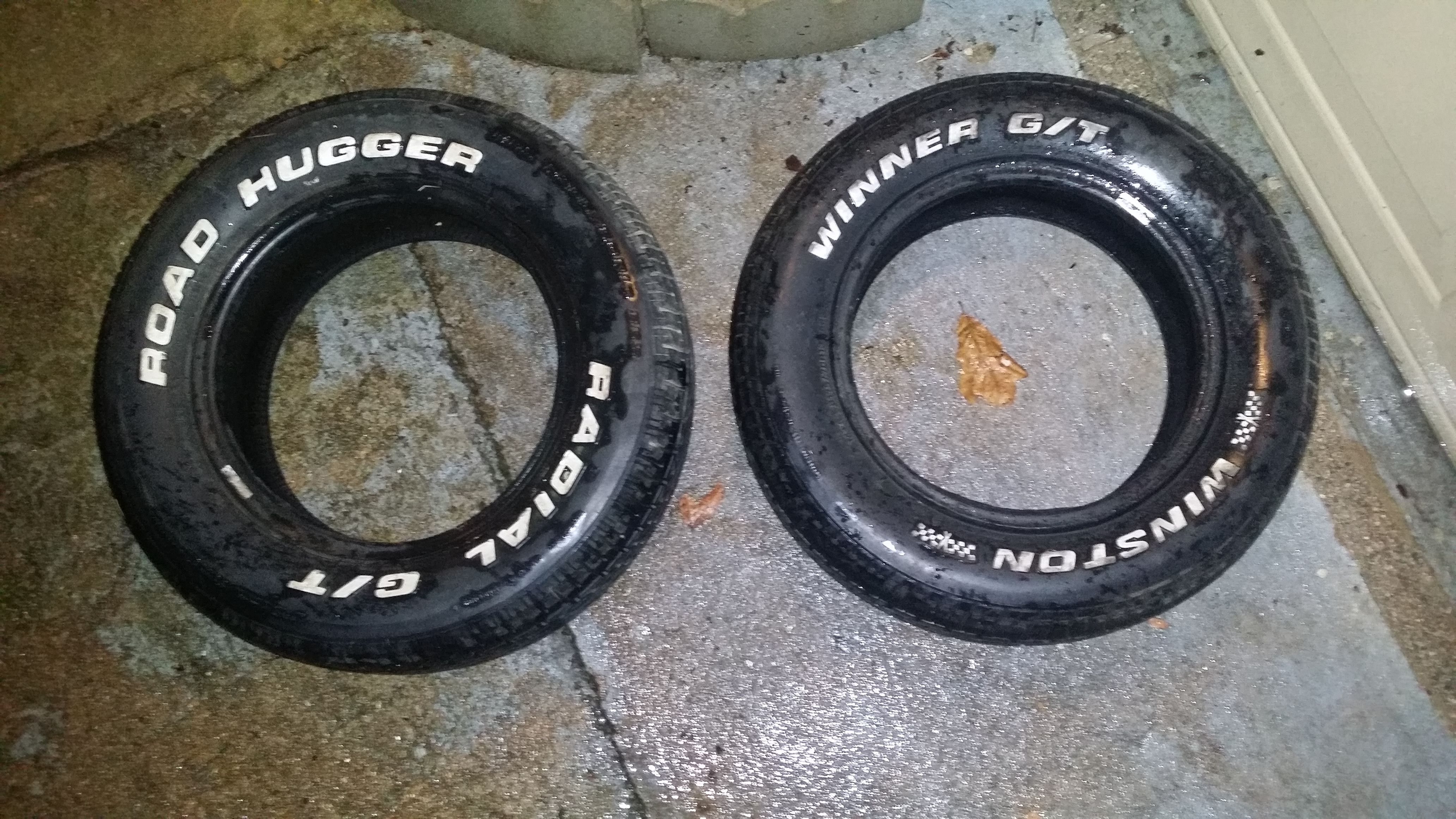 Winston Winner GT tire 175/70r/13 65% tread Road hugger radial GT Tire 205/60r/13 70% tread