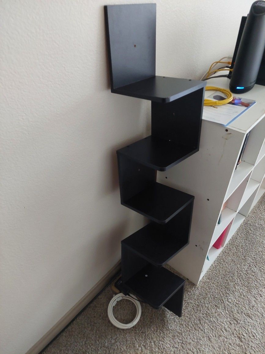 Tiered Corner Wall Shelves