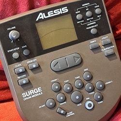 Alesis Surge Drum Module, Cables And Power Adapter 